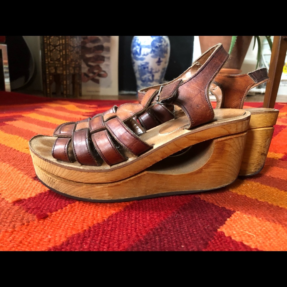 Vintage Wedge Heels